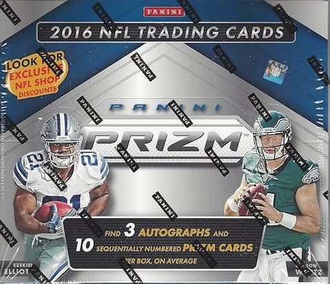 2016 Panini Prizm NFL Football HOBBY Jumbo box (12 pk)